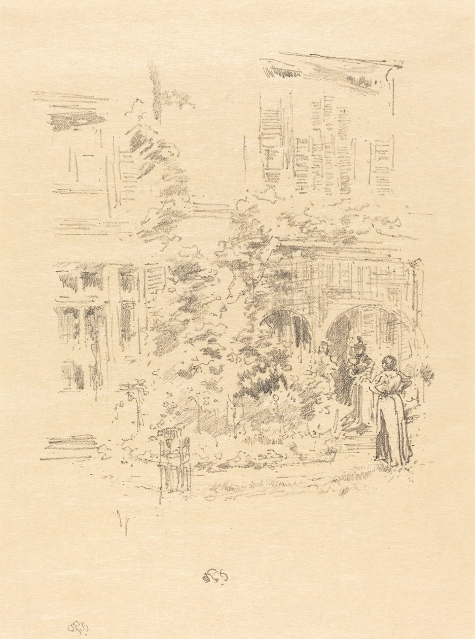 Puutarhakuisti, 1894. tekijältä James Abbott McNeill Whistler