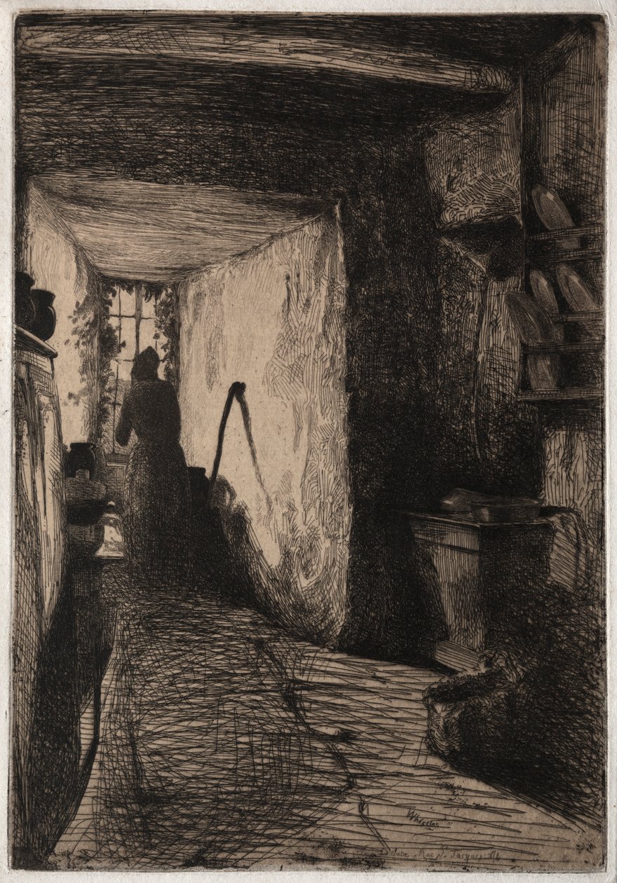 Keittiö, 1858. tekijältä James Abbott McNeill Whistler