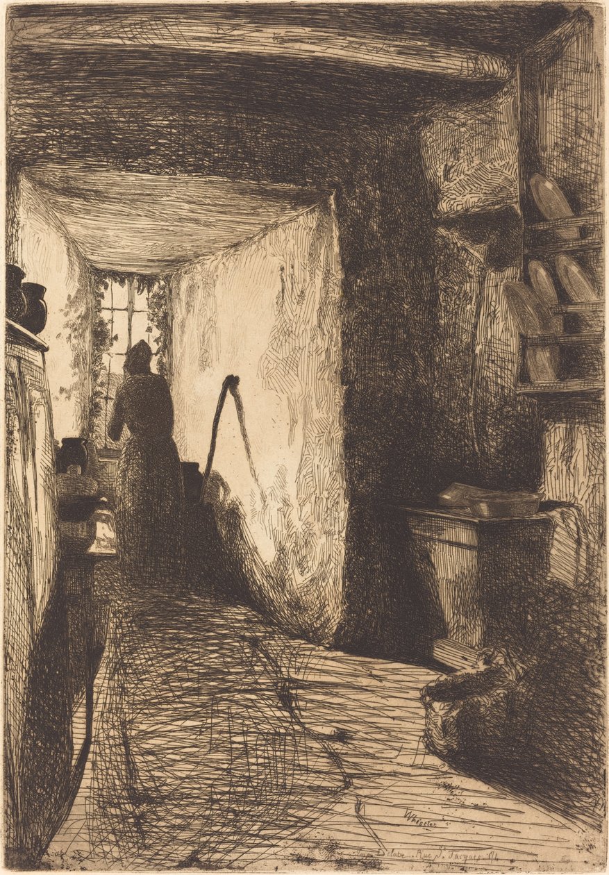 Keittiö, 1858. tekijältä James Abbott McNeill Whistler