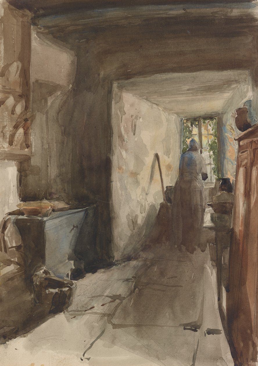 Keittiö, 1858. tekijältä James Abbott McNeill Whistler