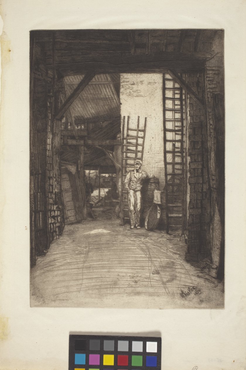 Lime-Burner (etsaus ja kuivakärki) tekijältä James Abbott McNeill Whistler