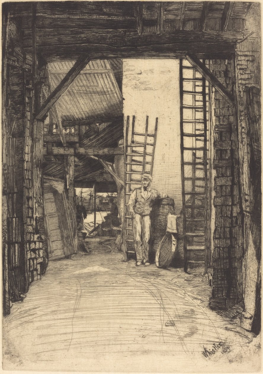 Lime-Burner, 1859. tekijältä James Abbott McNeill Whistler