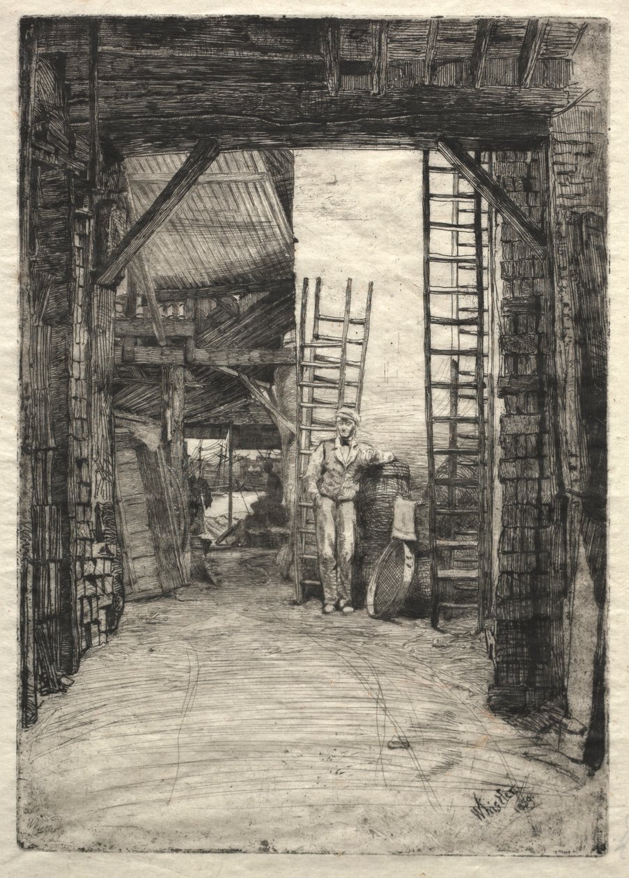 Lime-Burner, 1859. tekijältä James Abbott McNeill Whistler