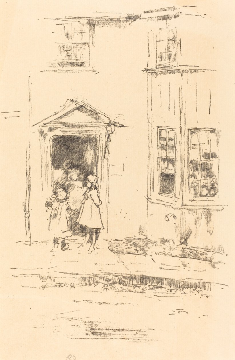 The Little Doorway, Lyme Regis, 1895. tekijältä James Abbott McNeill Whistler