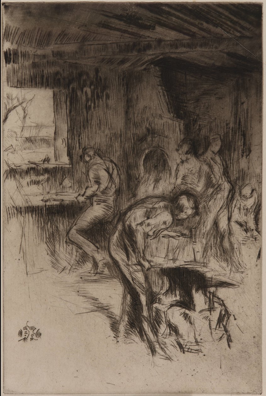 The Little Forge, Liverpool, 1875. tekijältä James Abbott McNeill Whistler