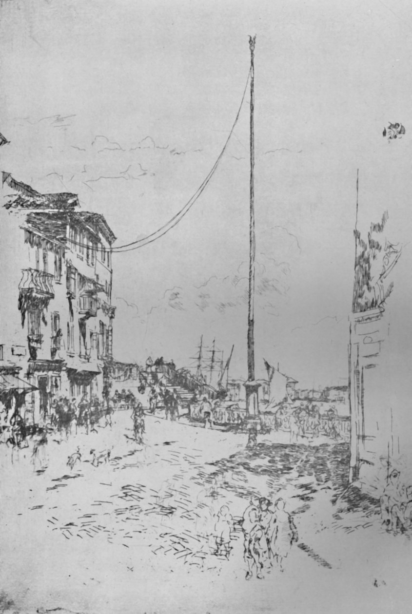 Pieni masto, c1880, 1925. tekijältä James Abbott McNeill Whistler
