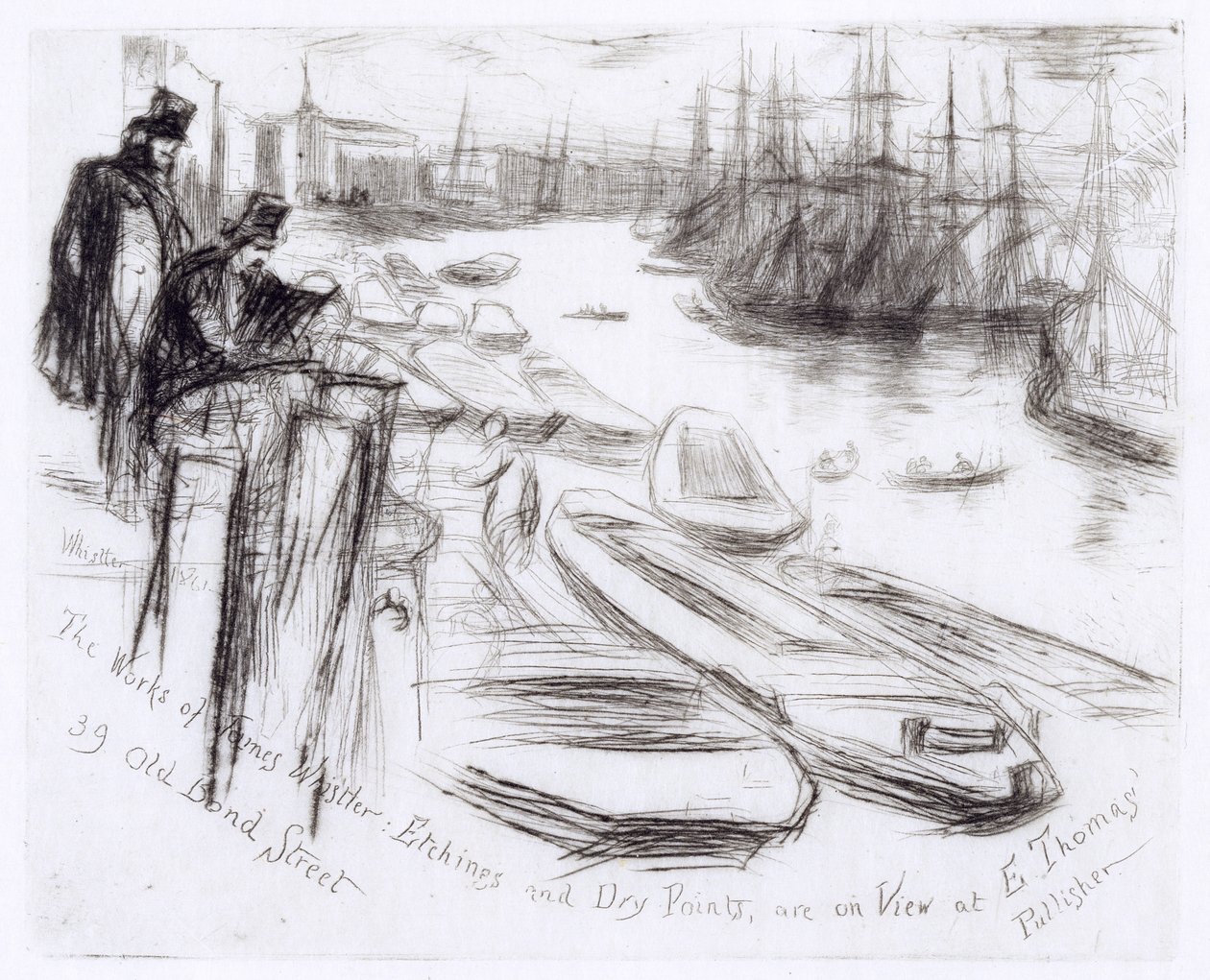 Pieni allas, nro 2 (etsaus) tekijältä James Abbott McNeill Whistler