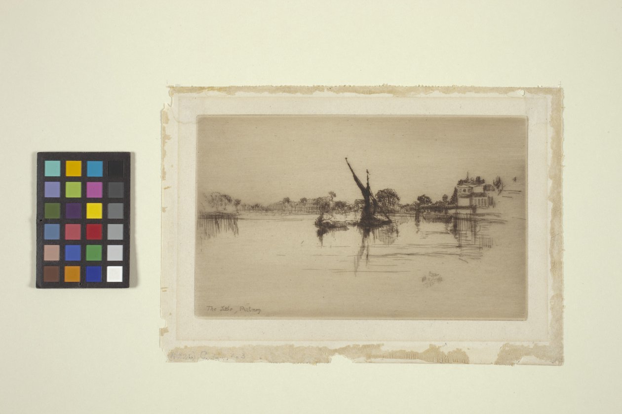Pikku Putney, nro 2 (etsaus) tekijältä James Abbott McNeill Whistler