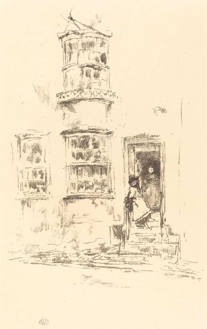 The Little Steps, Lyme Regis, 18951896. tekijältä James Abbott McNeill Whistler
