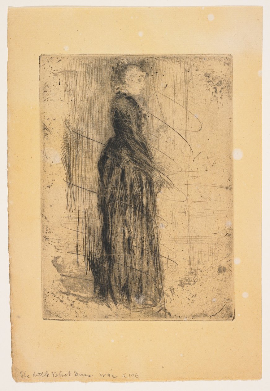 Das kleine Samtkleid tekijältä James Abbott McNeill Whistler
