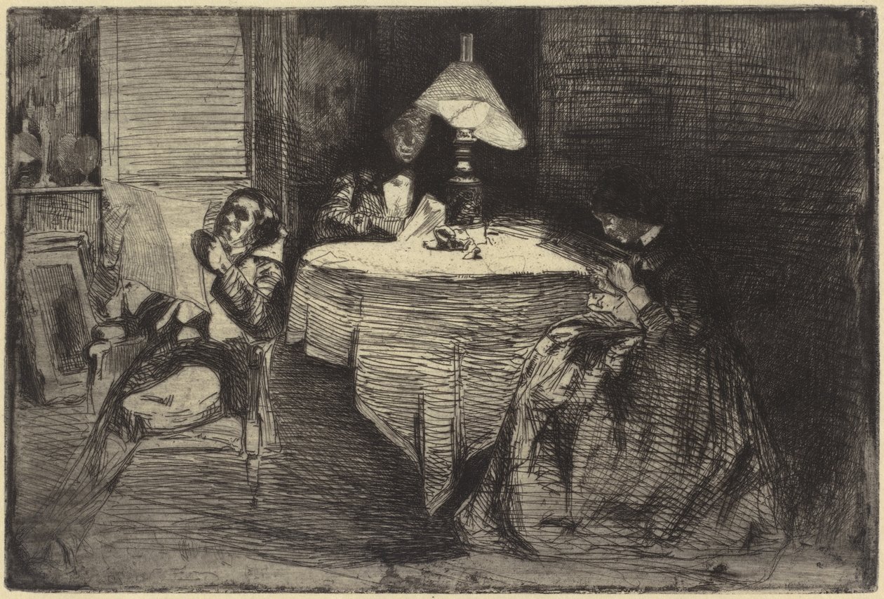 Musiikkihuone, 1858. tekijältä James Abbott McNeill Whistler