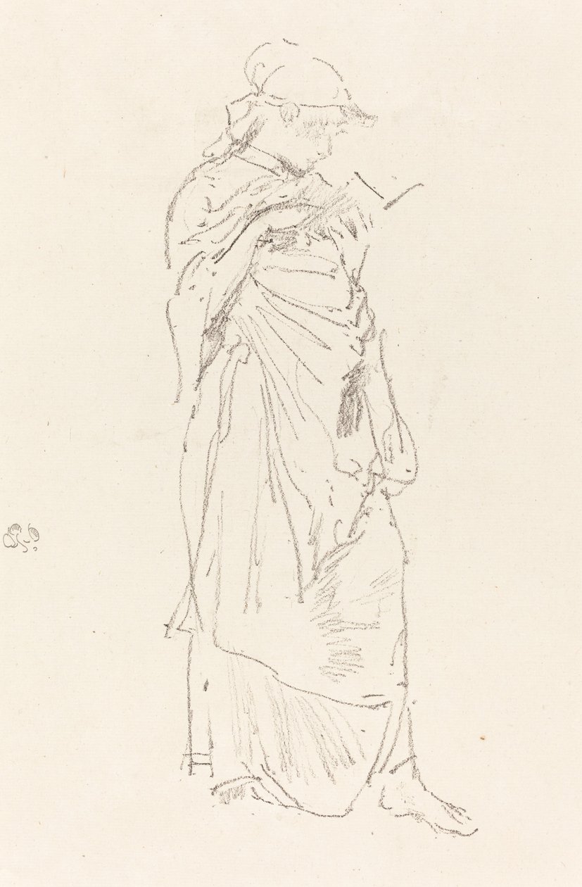 Romaani: Girl Reading, n. 1889. tekijältä James Abbott McNeill Whistler