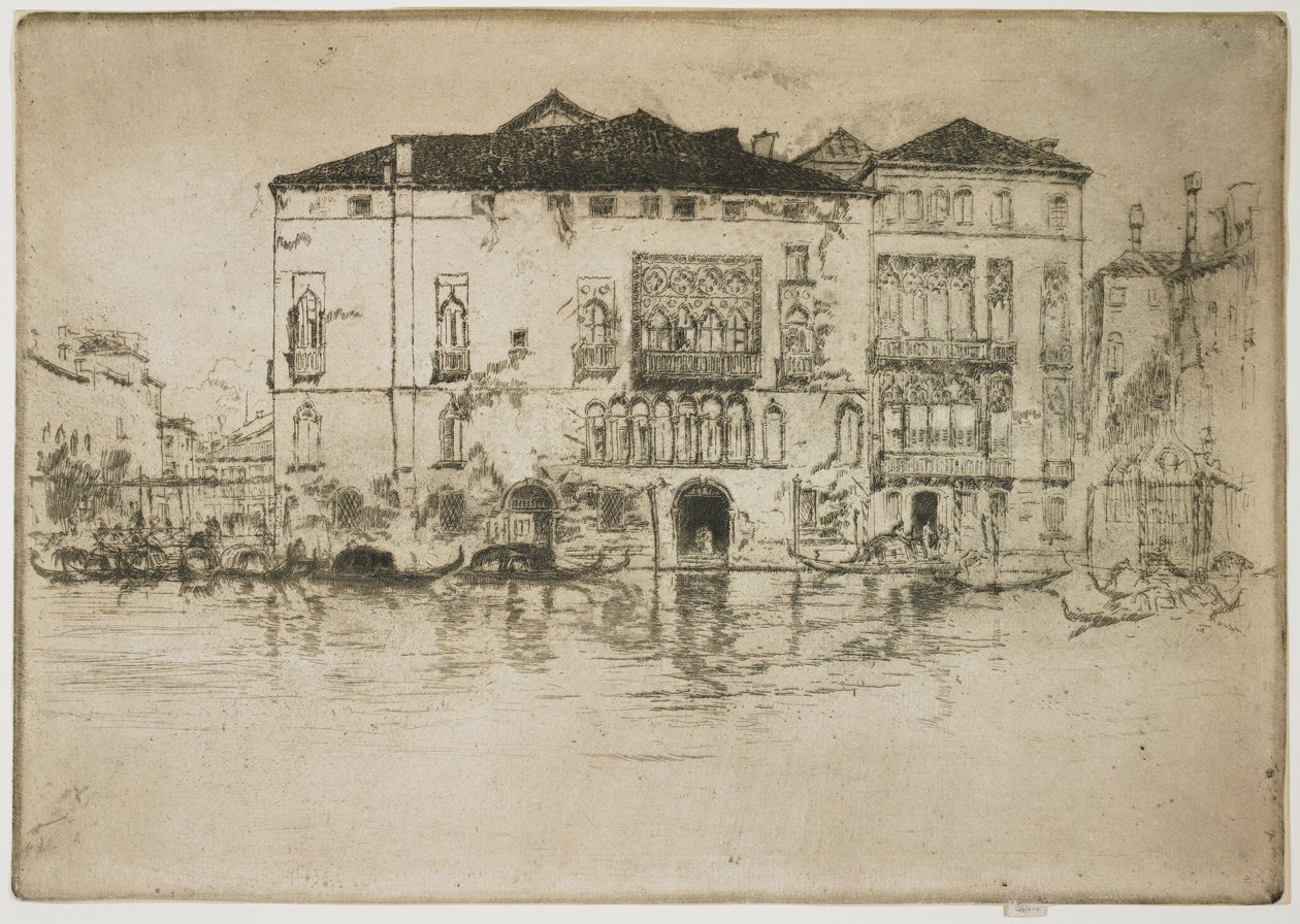 Palatsit ensimmäisestä Venetsia-sarjasta tekijältä James Abbott McNeill Whistler