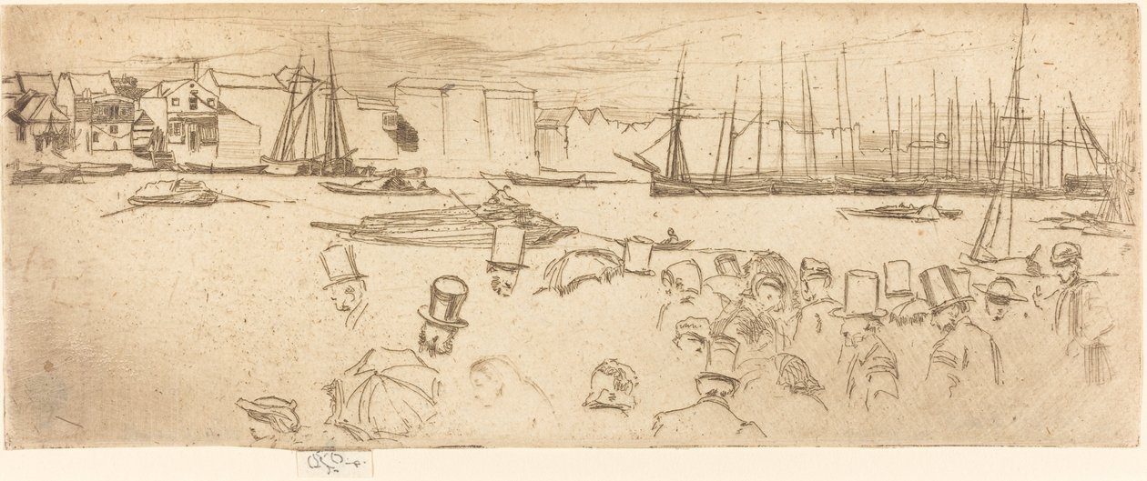 Penny Boat, 1859. tekijältä James Abbott McNeill Whistler