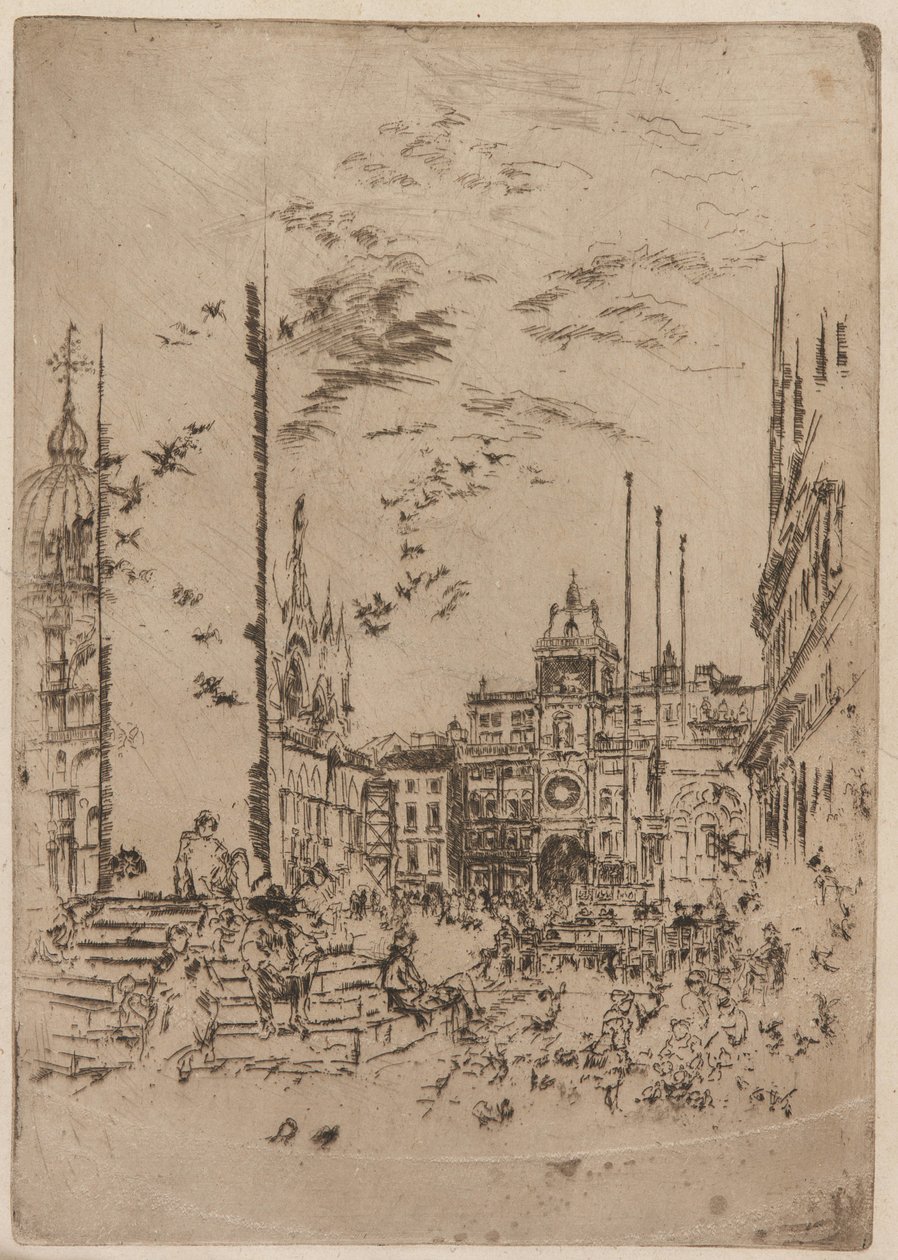 Piazzetta, 1879-1880. tekijältä James Abbott McNeill Whistler