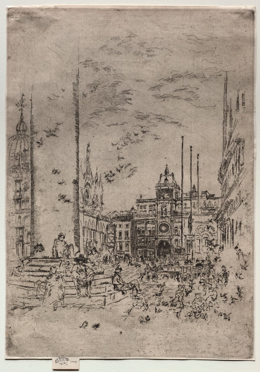 Piazzetta, 1880. tekijältä James Abbott McNeill Whistler
