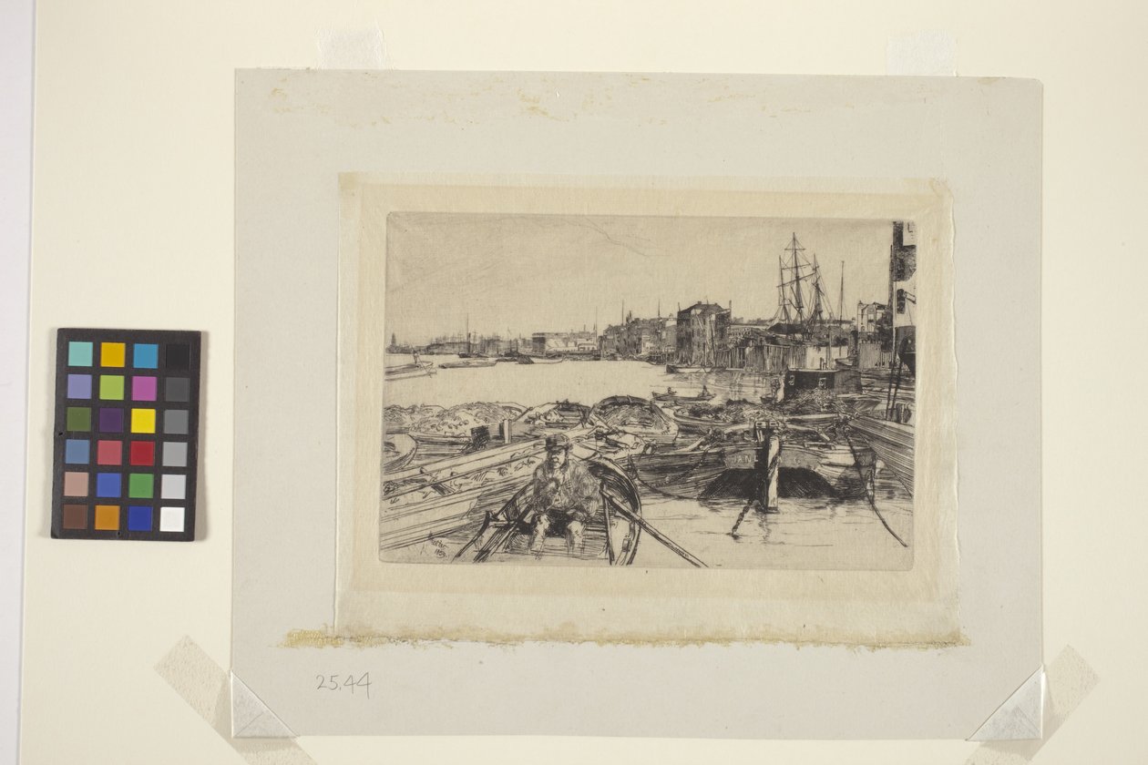 Allas (etsaus) tekijältä James Abbott McNeill Whistler