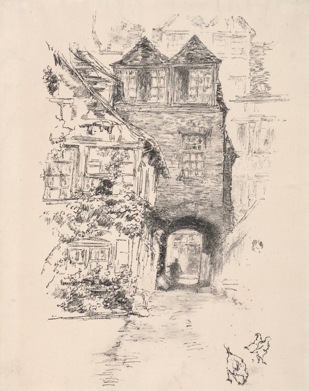 The Priests House, Rouen, 1894. tekijältä James Abbott McNeill Whistler