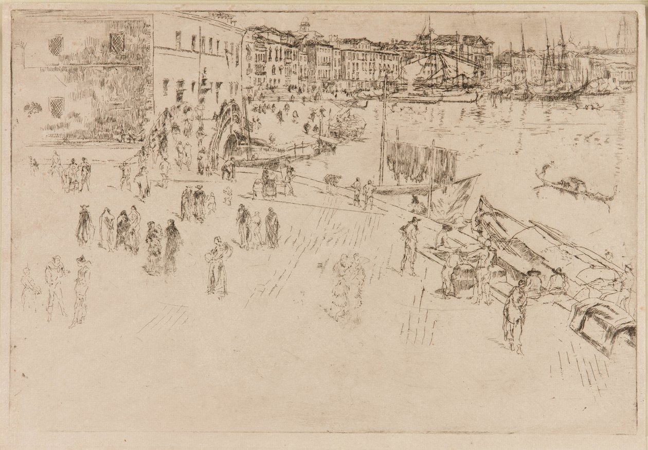 Riva, 1879-1880. tekijältä James Abbott McNeill Whistler