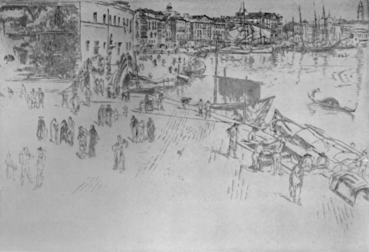 Riva nro 1, 1879-1880, 1925. tekijältä James Abbott McNeill Whistler