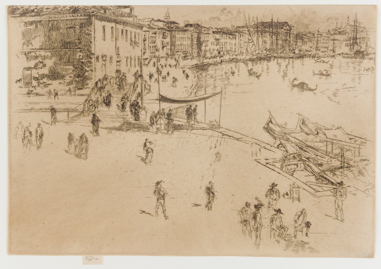 The Riva, nro 2, 1879-1880. tekijältä James Abbott McNeill Whistler