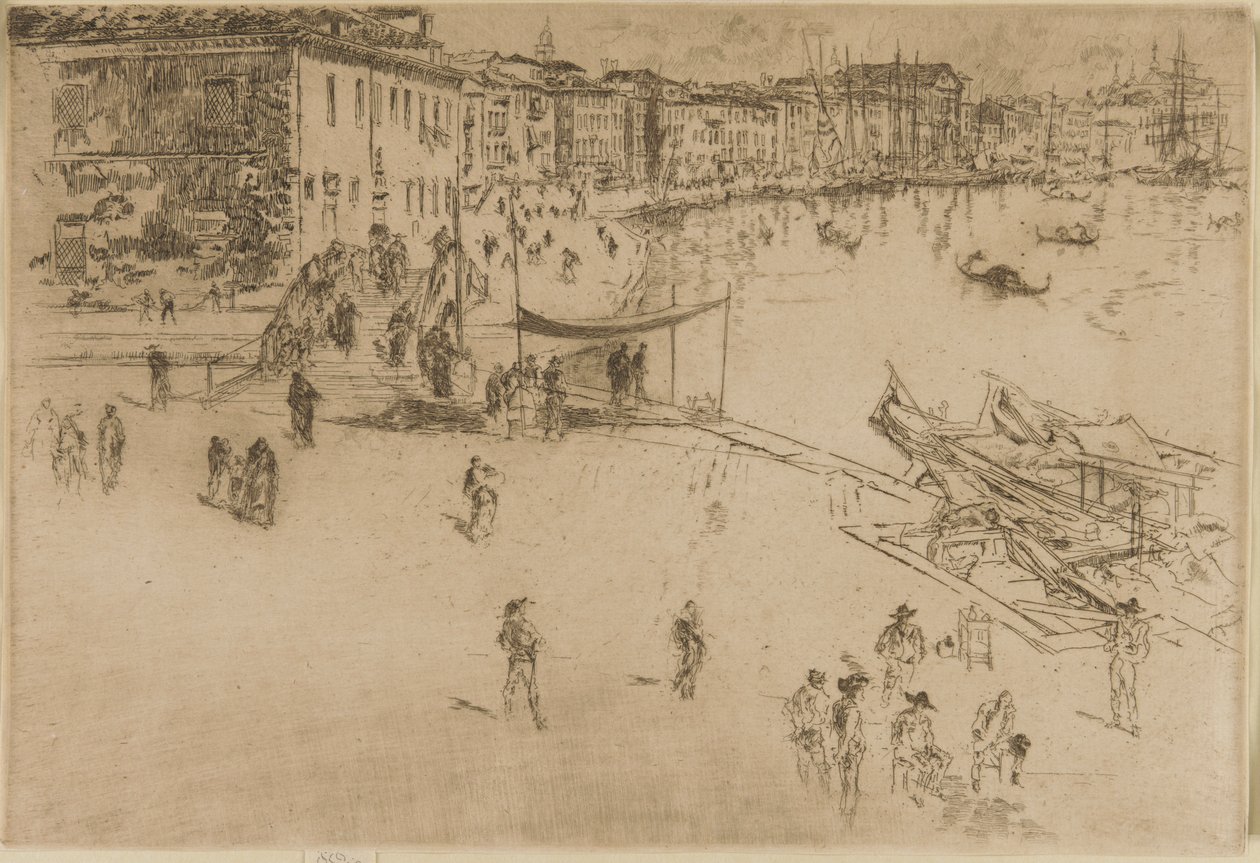 The Riva, nro 2, 1879-1880. tekijältä James Abbott McNeill Whistler