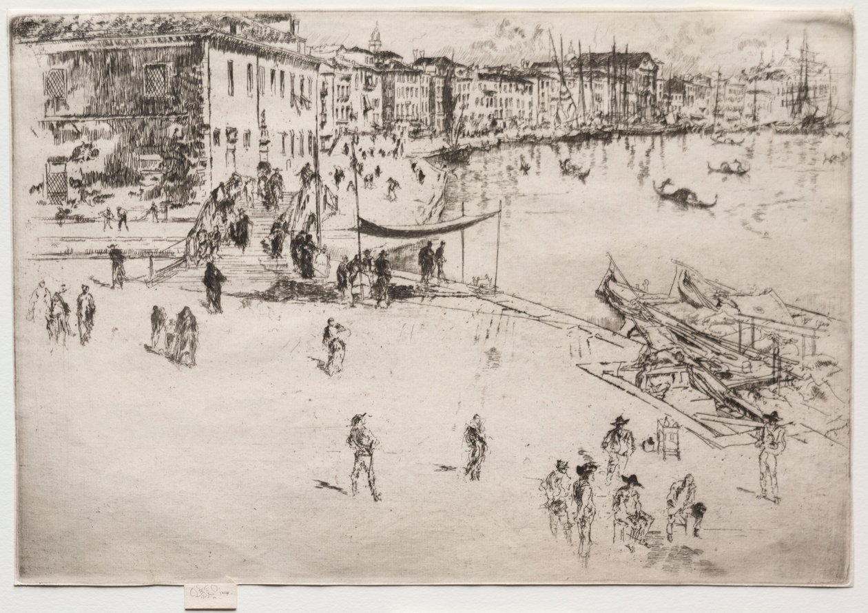 The Riva, nro 2, 1886. tekijältä James Abbott McNeill Whistler