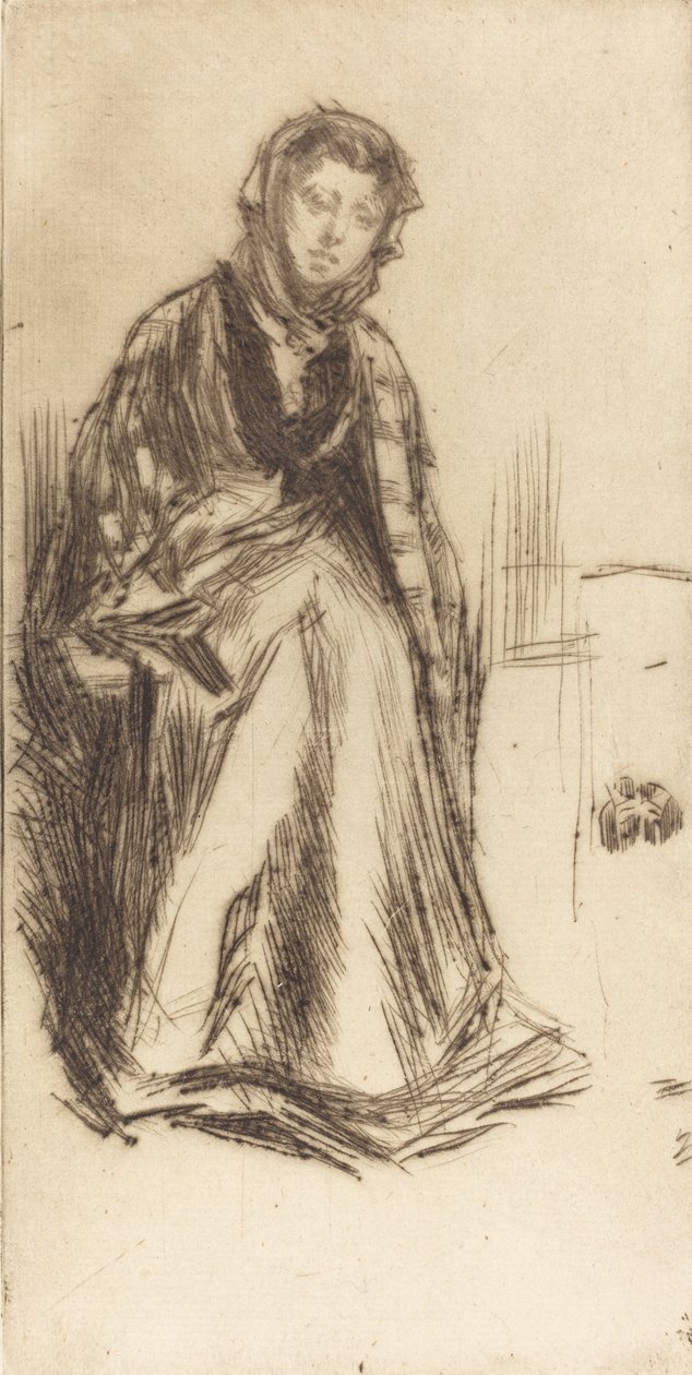 Skotlantilainen leski, 1875. tekijältä James Abbott McNeill Whistler