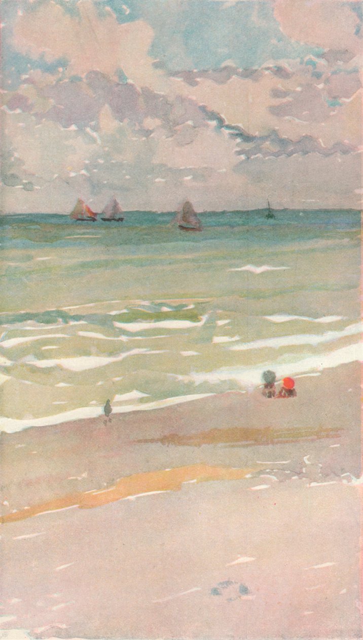 Meren ranta, c1880 1902 tekijältä James Abbott McNeill Whistler