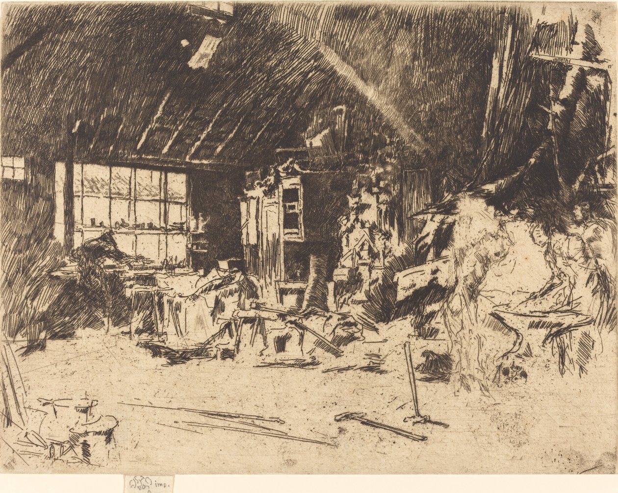 Paja, n. 1880. tekijältä James Abbott McNeill Whistler