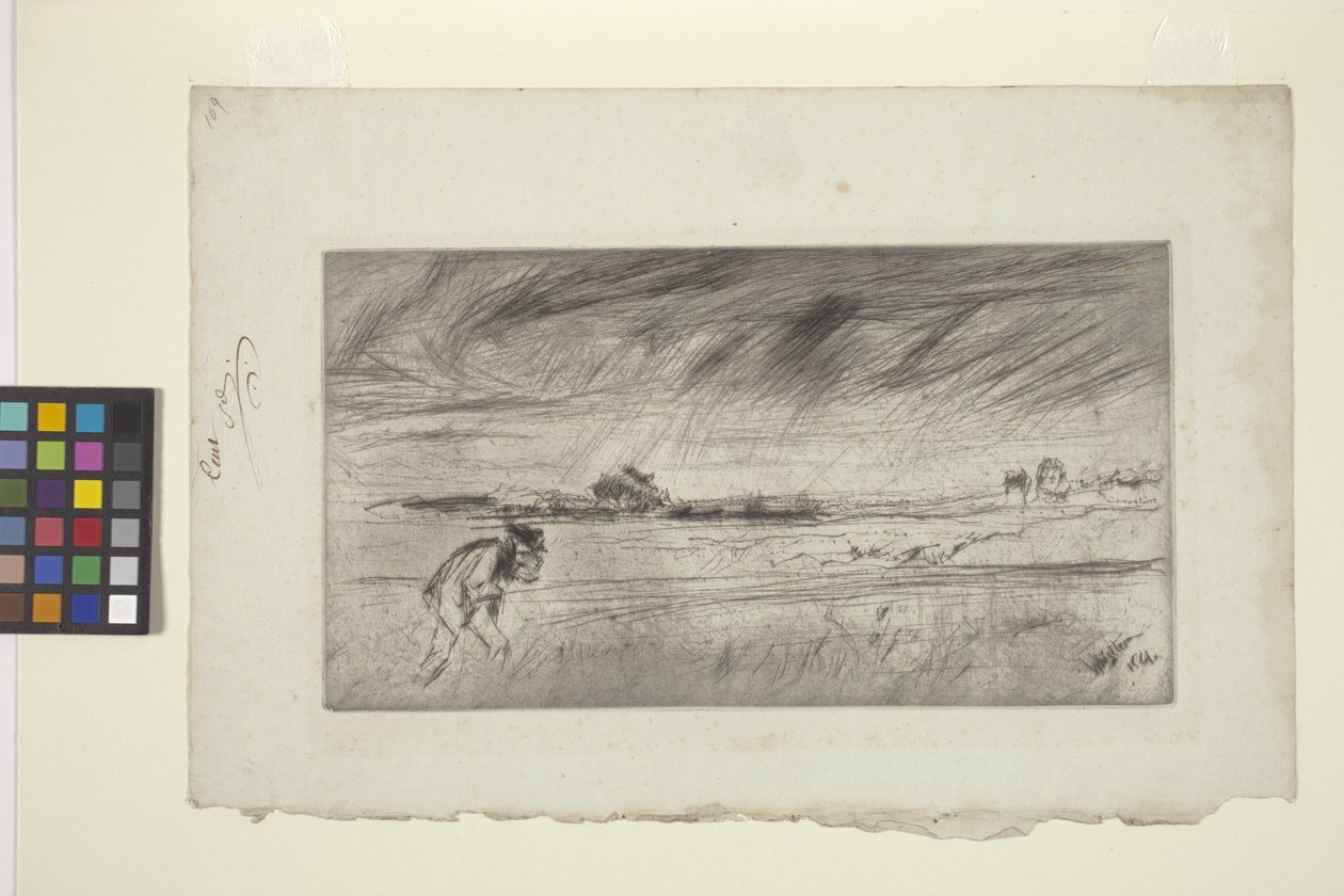 Myrsky (kuivapiste) tekijältä James Abbott McNeill Whistler