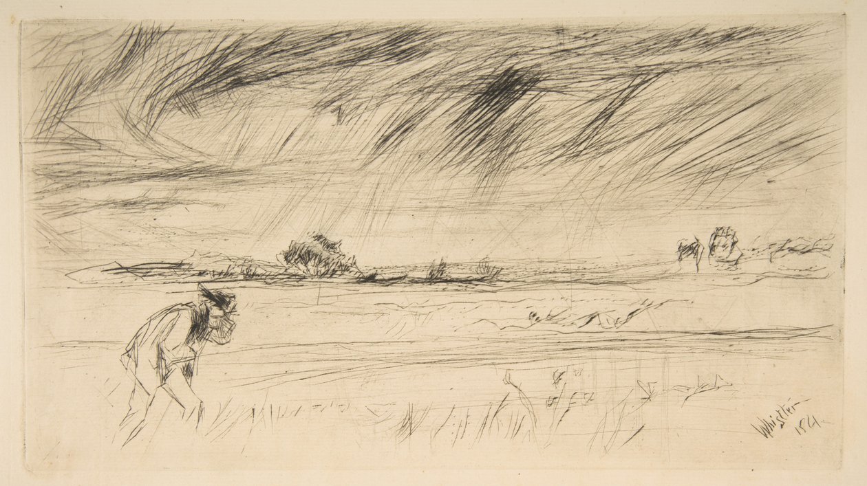 Myrsky, 1861. tekijältä James Abbott McNeill Whistler