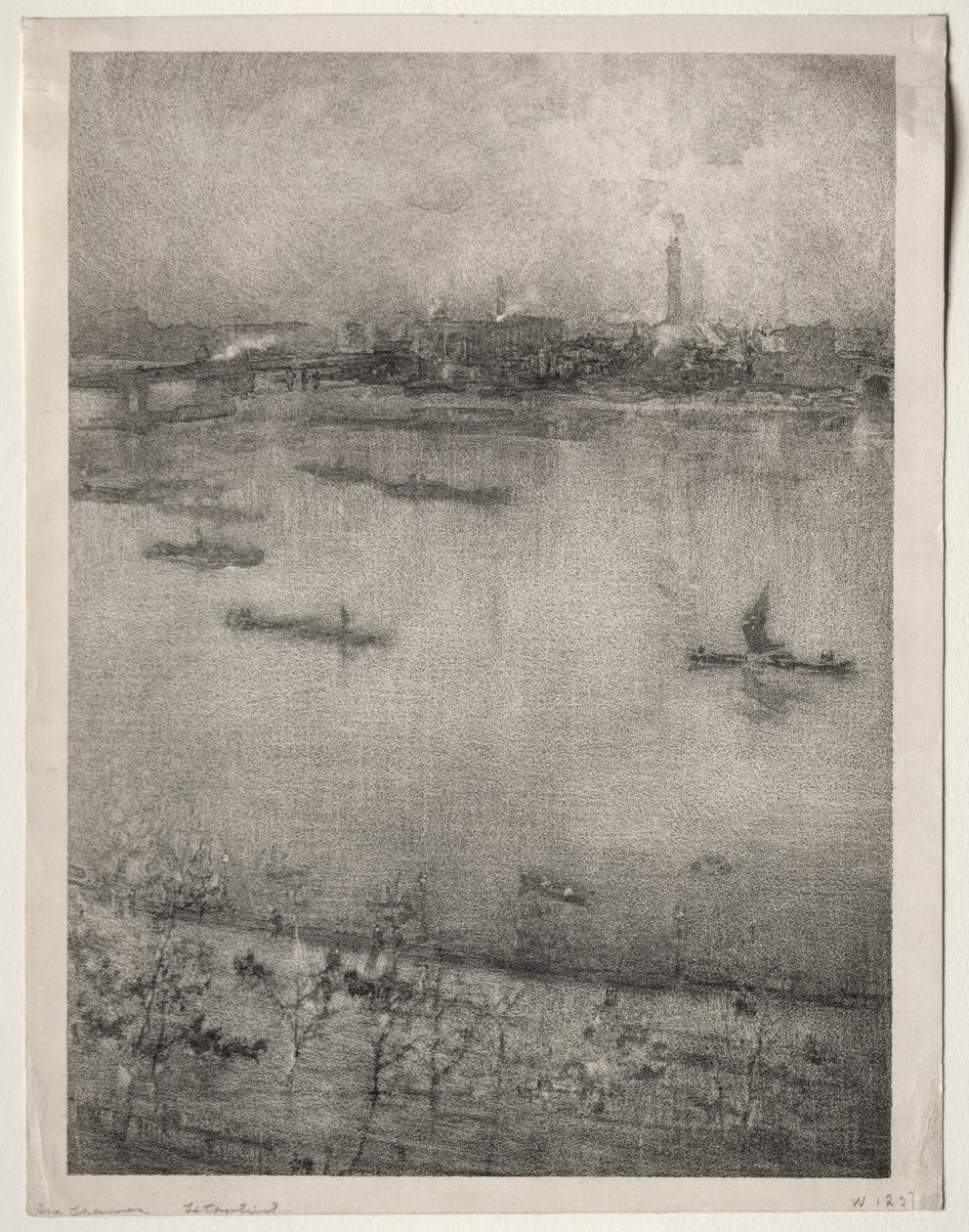 Thames, 1896. tekijältä James Abbott McNeill Whistler