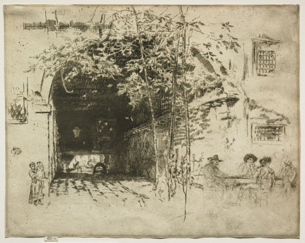 Lautta, 1880. tekijältä James Abbott McNeill Whistler