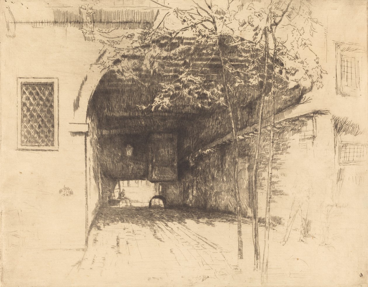 Lautta, nro I, 18791880. tekijältä James Abbott McNeill Whistler