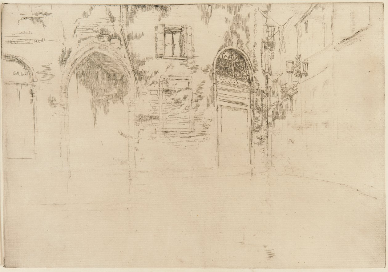 The Two Doorways, 1879-1880. tekijältä James Abbott McNeill Whistler