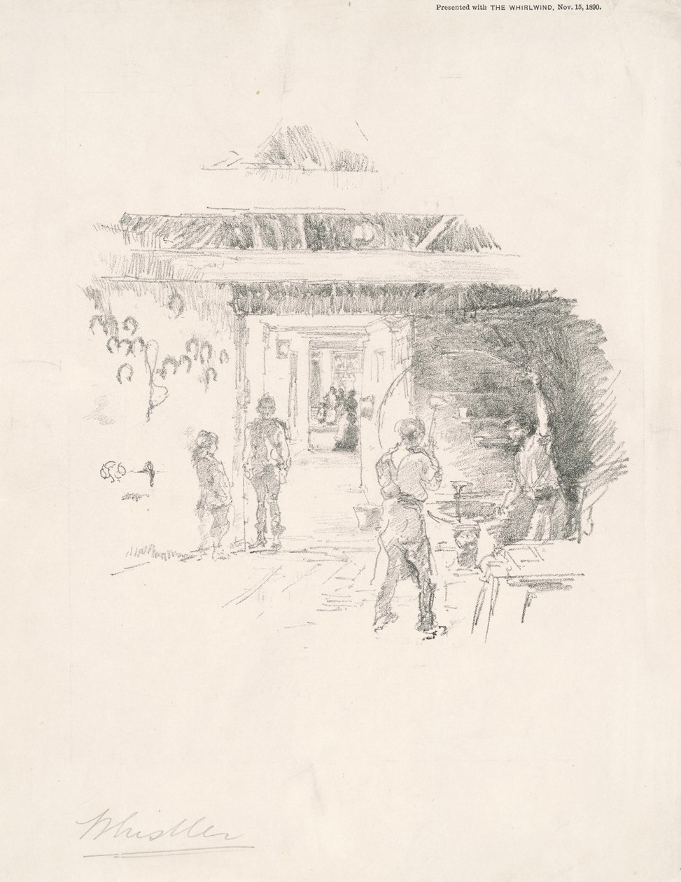 Rengasseppä, 1890. tekijältä James Abbott McNeill Whistler