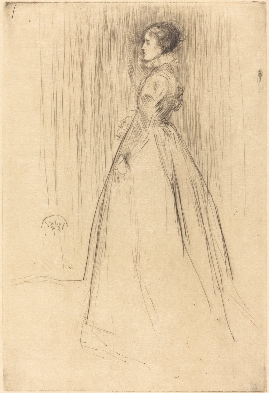 Velvet-mekko, 1873. tekijältä James Abbott McNeill Whistler