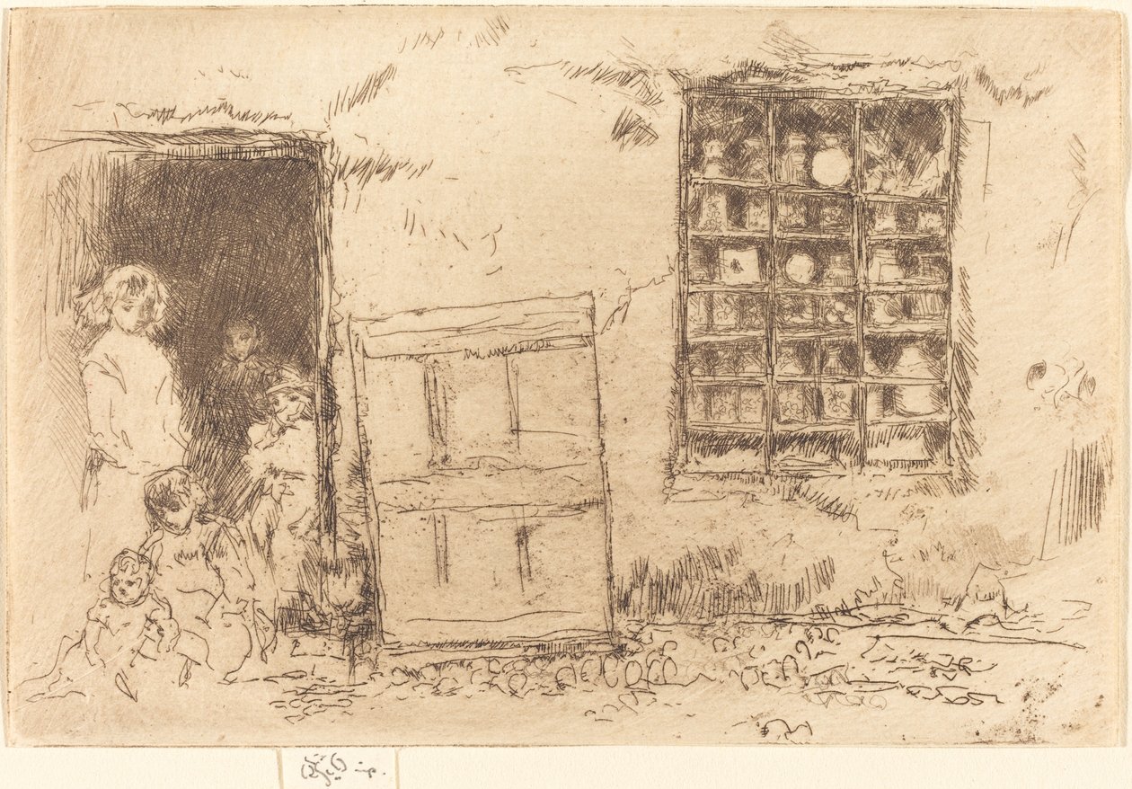 The Village Sweet-Shop, 1887. tekijältä James Abbott McNeill Whistler