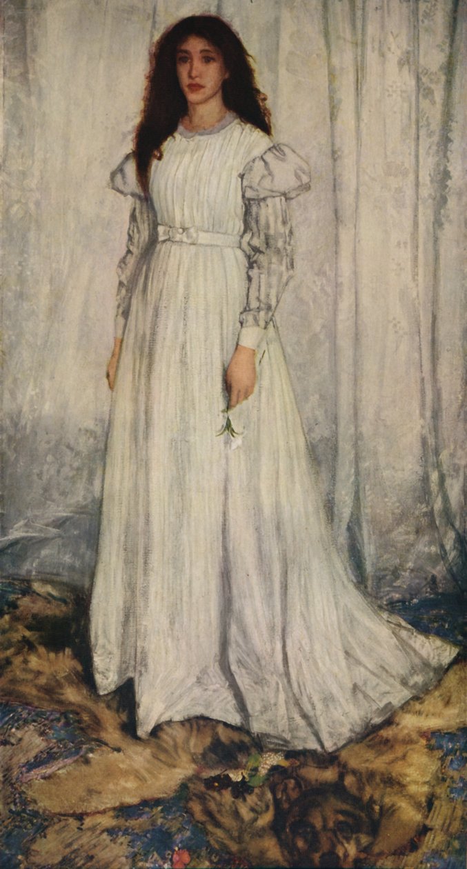Valkoinen tyttö, 1862 tekijältä James Abbott McNeill Whistler