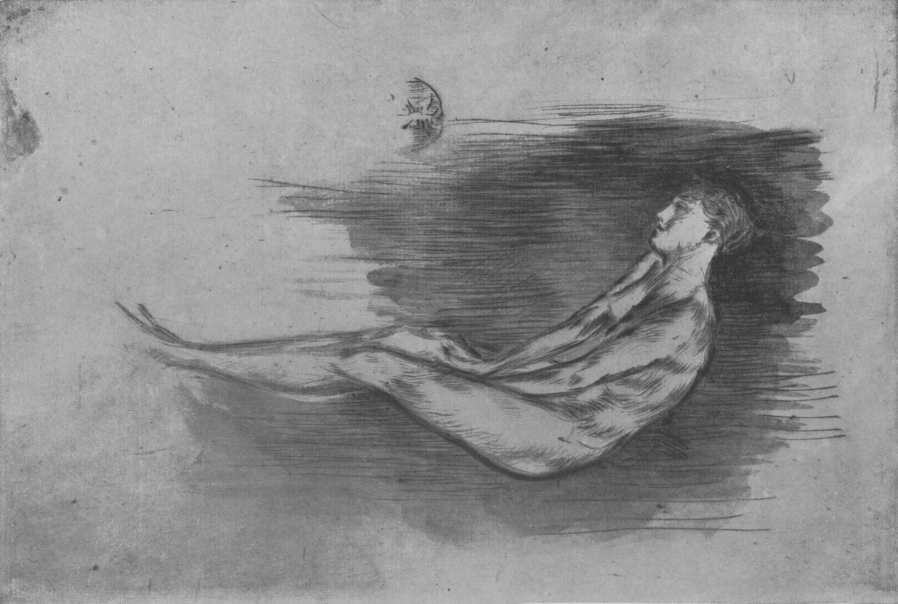 Tillie, malli, 1873, 1904 tekijältä James Abbott McNeill Whistler