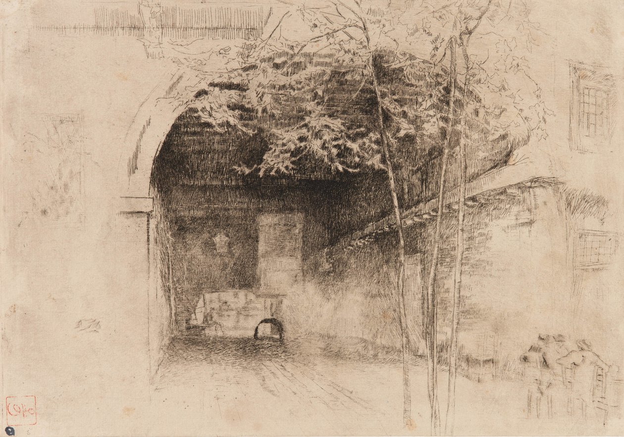 Lautta, 1879-1880. tekijältä James Abbott McNeill Whistler