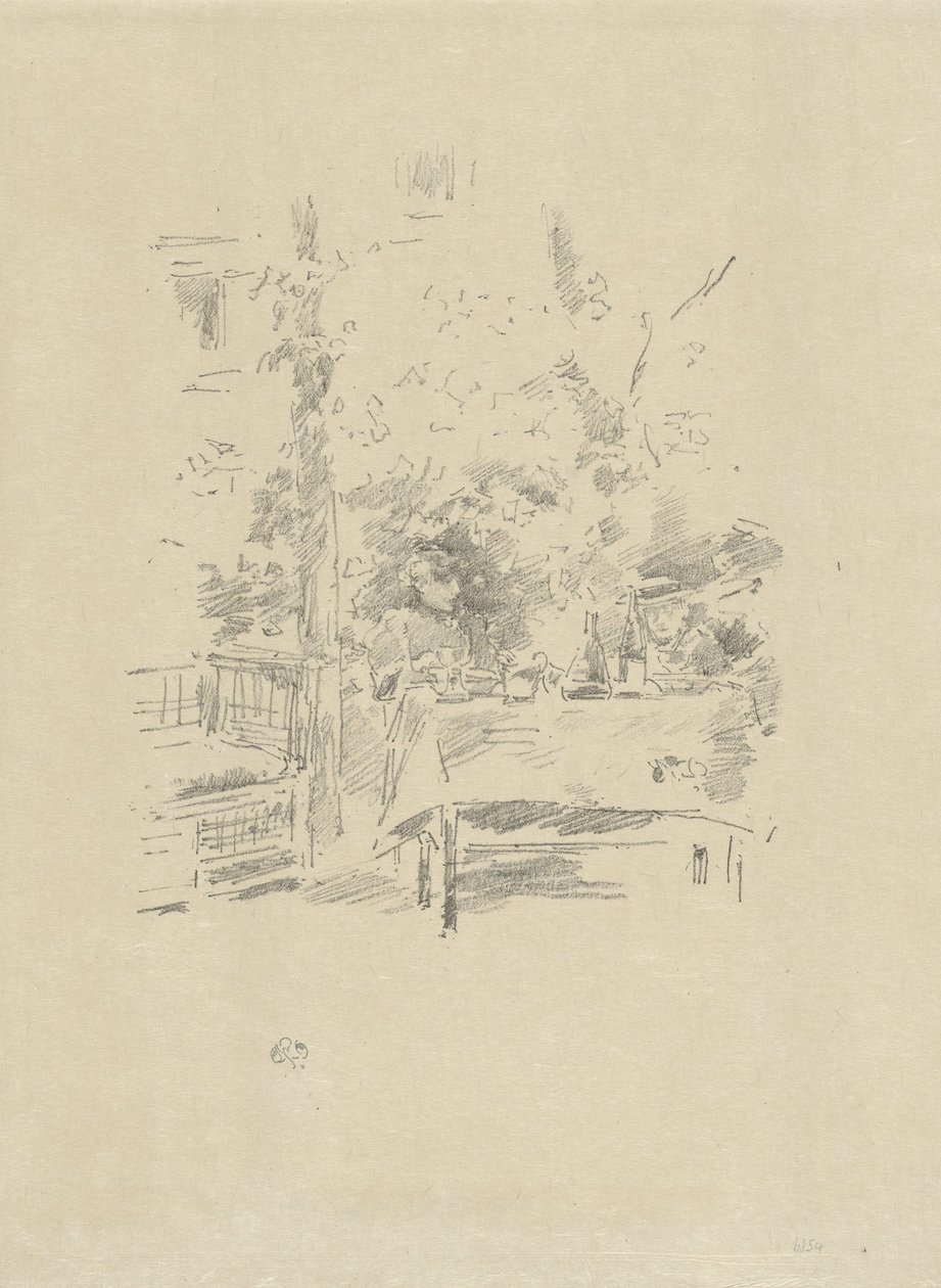 Päästä vastakkain puutarhassa tekijältä James Abbott McNeill Whistler