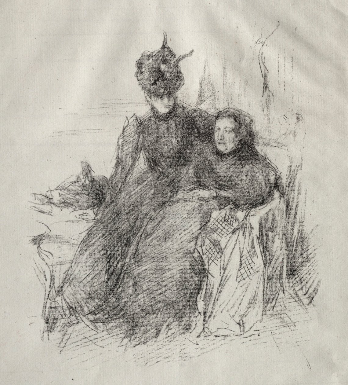 Kaksi Naista. tekijältä James Abbott McNeill Whistler