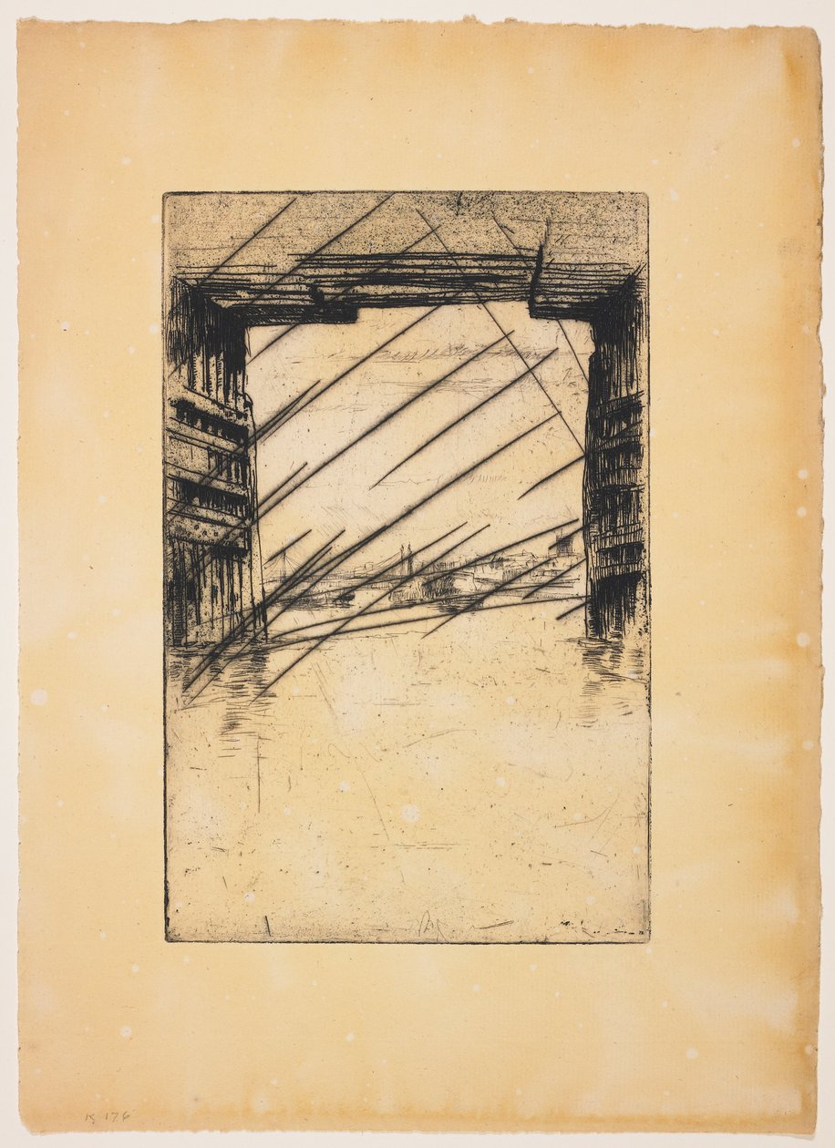 Unter der alten Battersea-Brücke tekijältä James Abbott McNeill Whistler