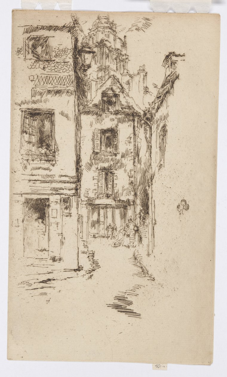 Katedraalin alla, Blois tekijältä James Abbott McNeill Whistler