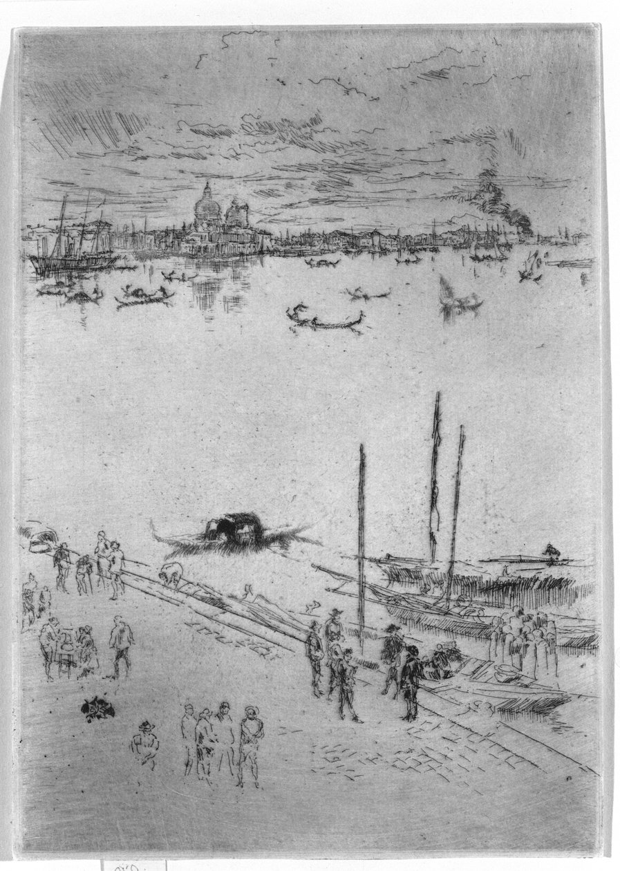 Upright Venetsia, 1879-80 tekijältä James Abbott McNeill Whistler