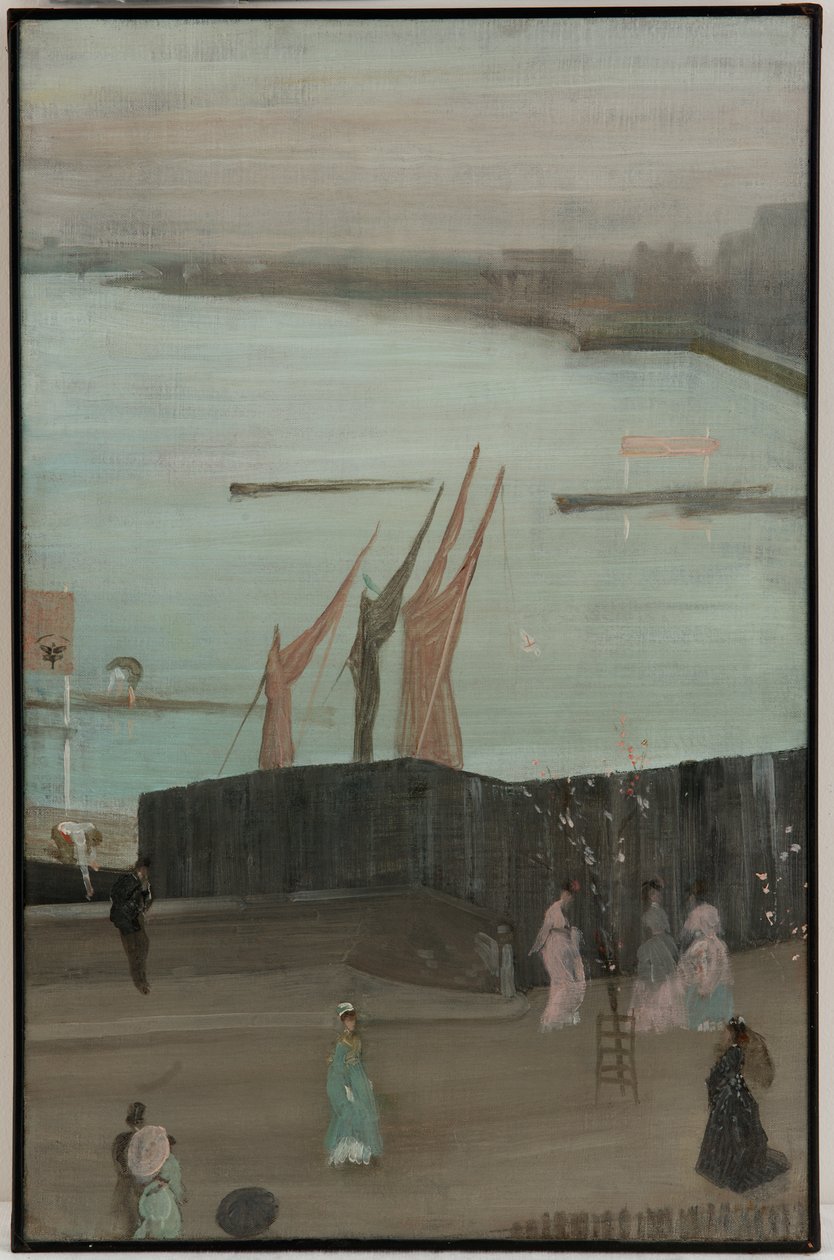 Vaaleanpunaisen ja harmaan sävyjä: Chelsea tekijältä James Abbott McNeill Whistler