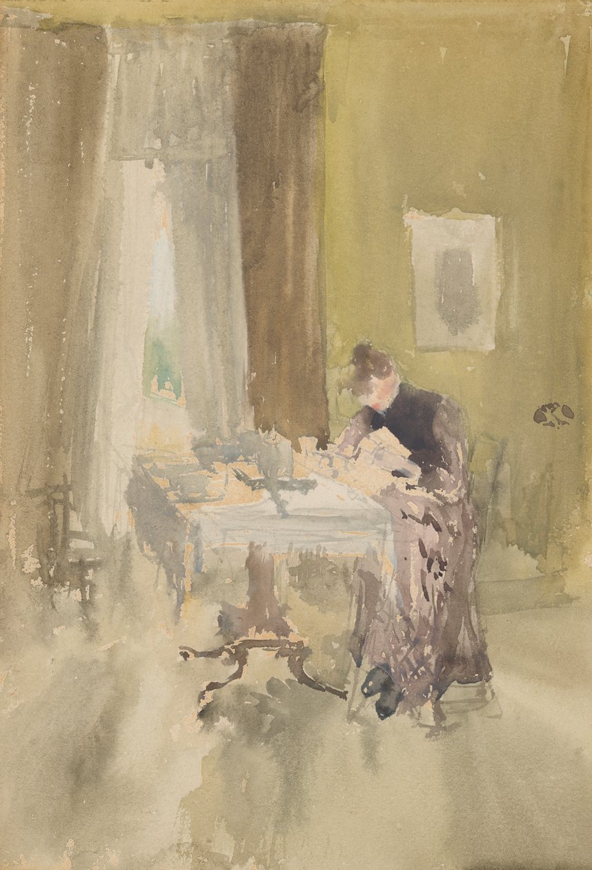 Violetti ja meripihka – tee, 1882-1884. tekijältä James Abbott McNeill Whistler