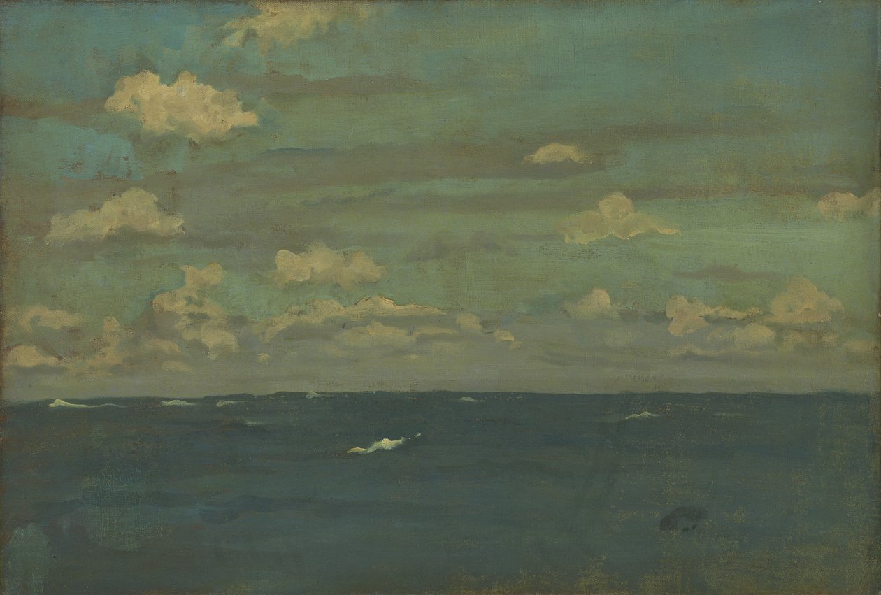 Violetti ja hopea - Syvämeri, 1893 tekijältä James Abbott McNeill Whistler